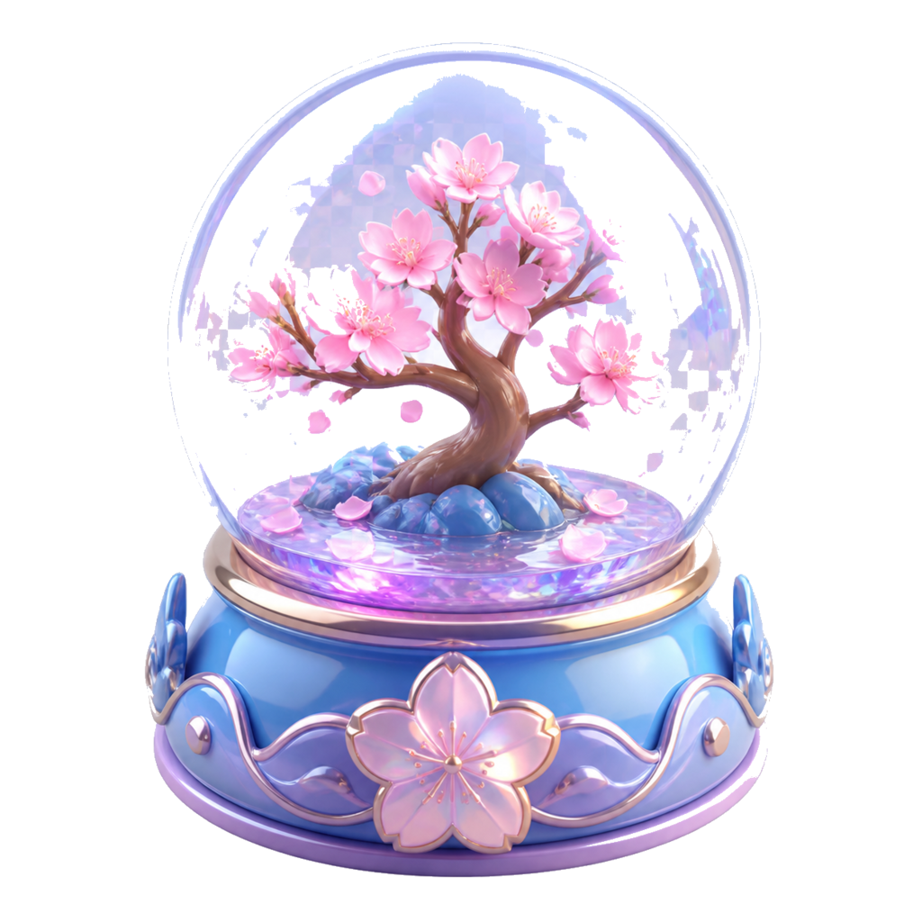 Sakura Globe collectible gift